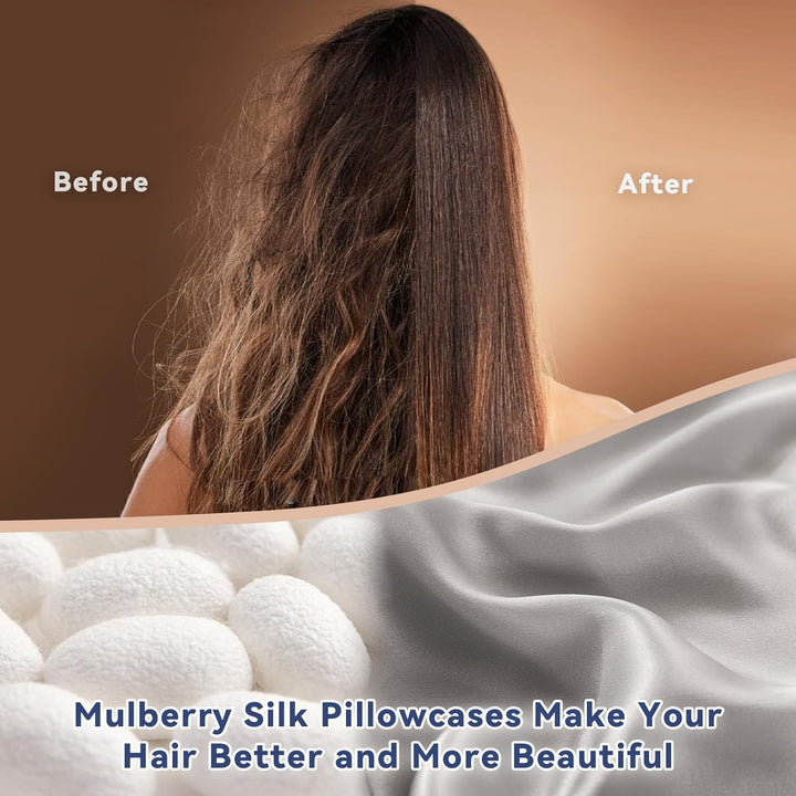 Seidenkissenbezug Jaciu Silk Pillowcase 21 Momme beidseitiger Seidenkissenbezug Kissenbezug Versteck