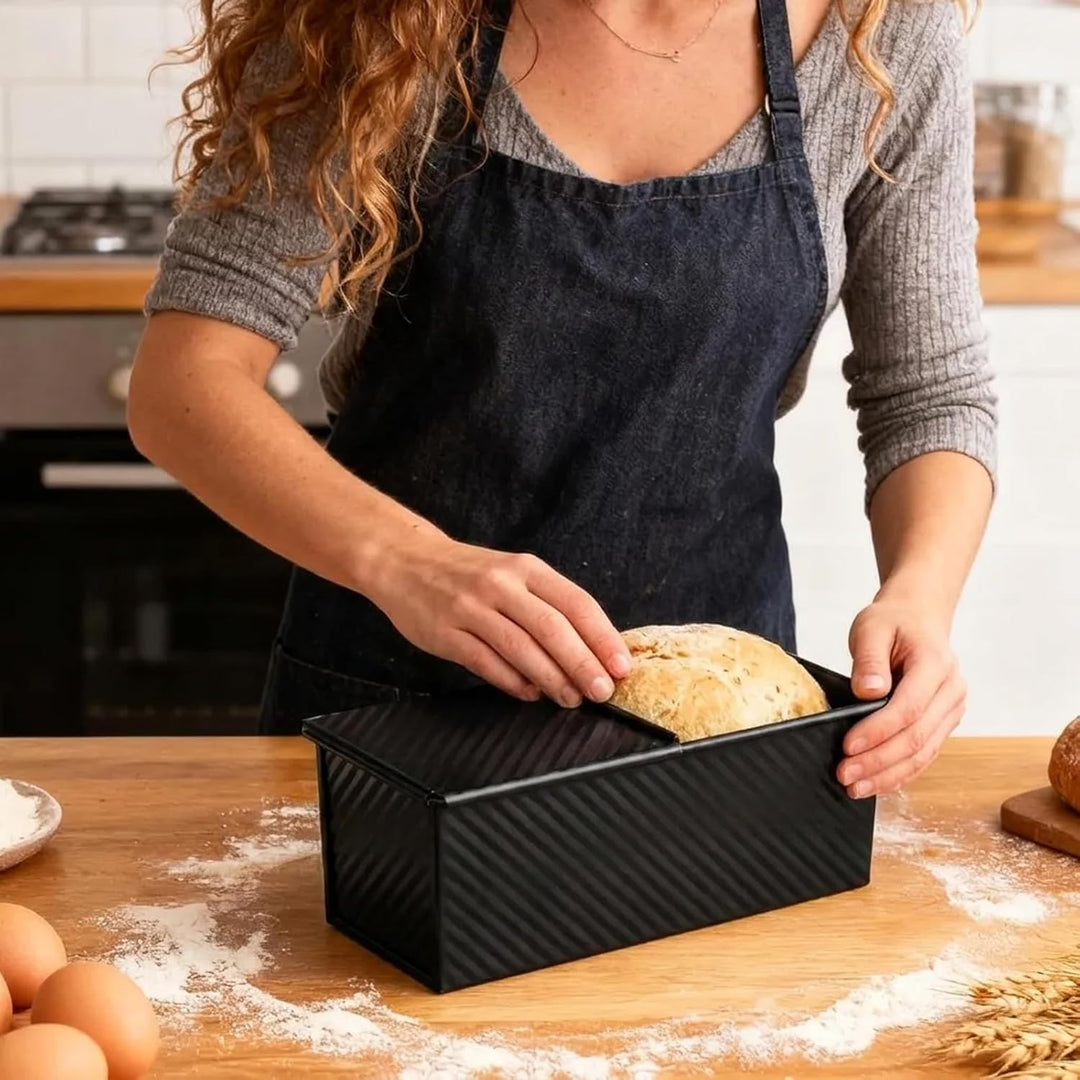1000g Toastbrot Backform Mit Deckel, Kastenform Kuchen Rechteckig Kuchenform Eckig Kastenform Brotba