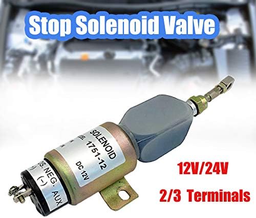 Abschaltmagnet Diesel-Kraftstoffventil-Stoppmagnet für Dieselmotor 24 V/Eminals: 2 24V/eminals: 2, 2