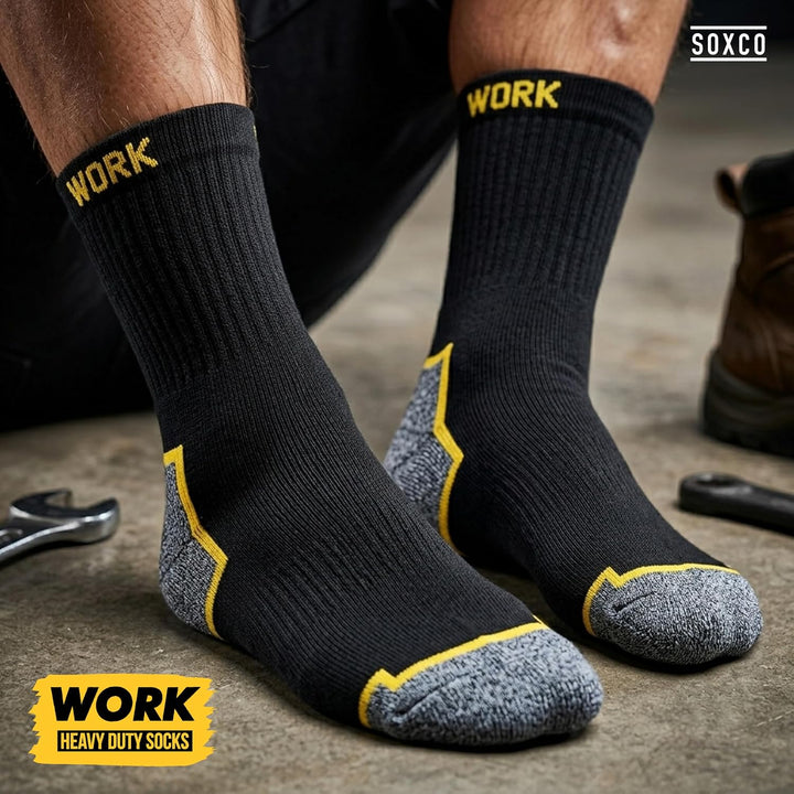 10 Paar Herren Socken Arbeitssocken WORK Socks 39-42 Schwarz (10 Paare), 39-42 Schwarz (10 Paare)