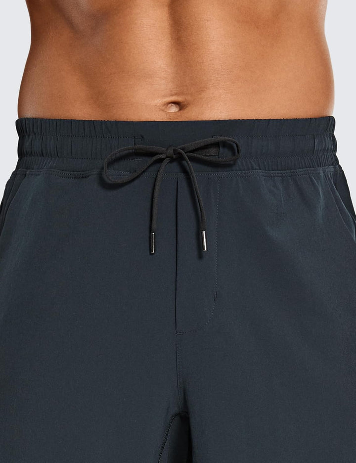 CRZ YOGA Herren Sports Shorts Schnelltrocknend Fitness Kurz Hose Laufshorts mit Taschen - 18/23cm 23