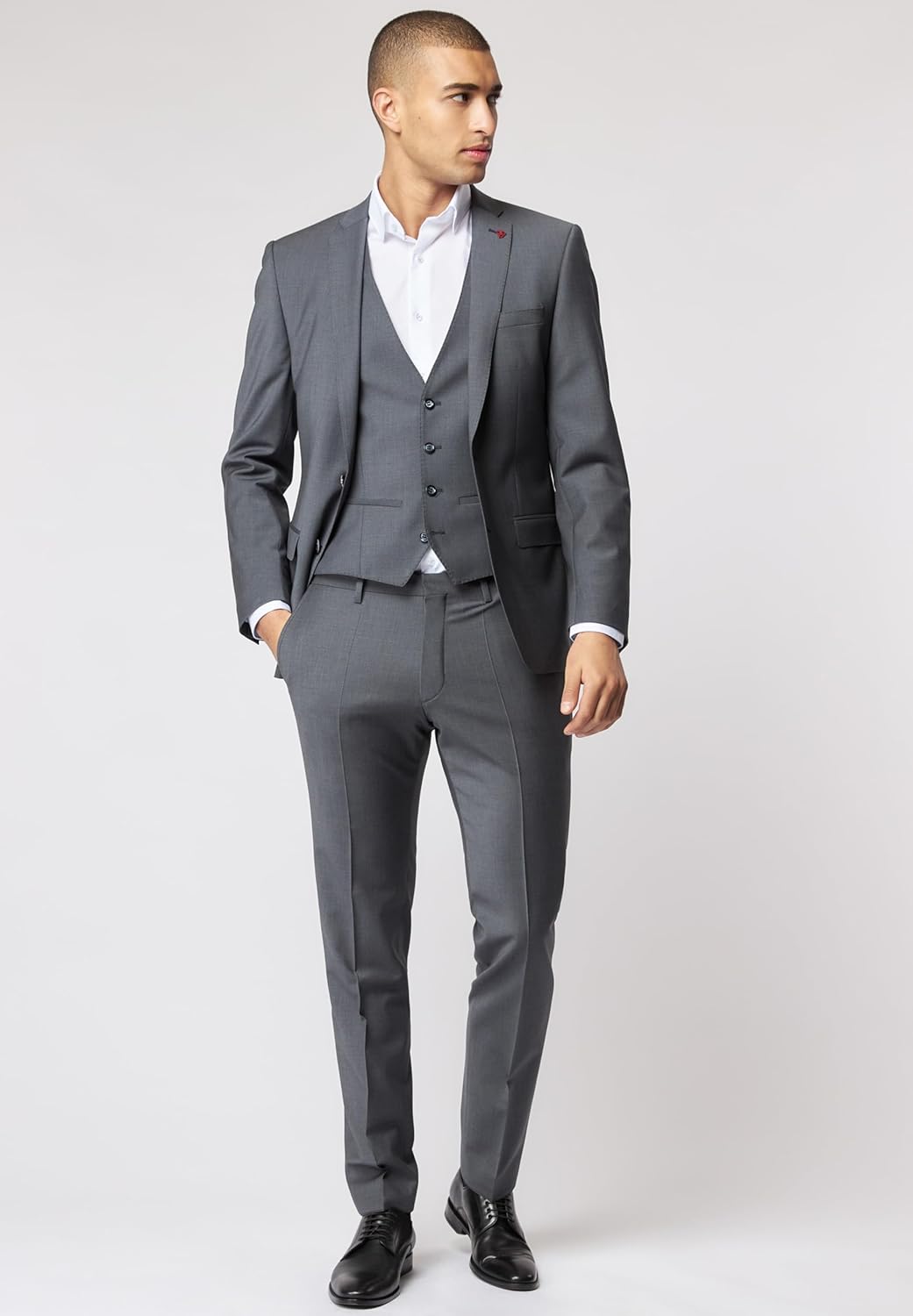 ROY ROBSON Herren Slim Anzugjacke 24 Grau (Anthrazit 8), 24 Grau (Anthrazit 8)