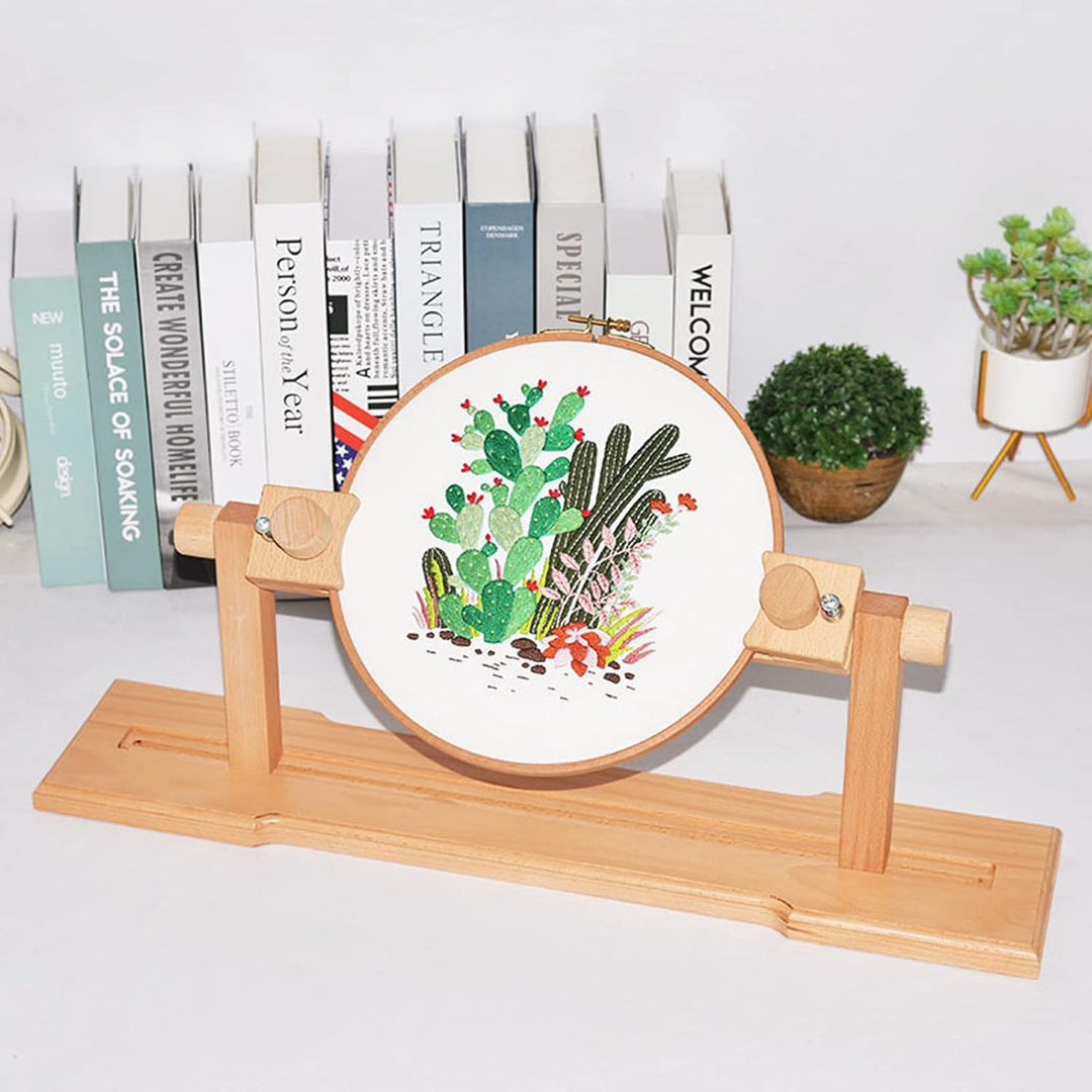 RoseFlower Stickrahmen ständer Grösse Verstellbar Embroidery Stand,Stickrahmen Halterung Aus Holz,36