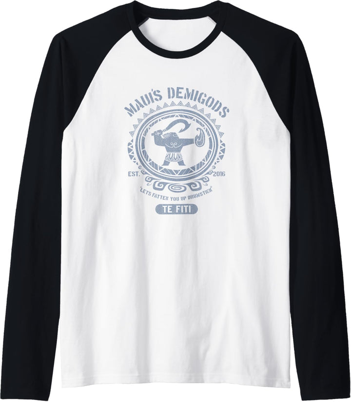 Künstlerisches Kreisporträt von Disney Moana Maui, Halbgötter, C2 Raglan