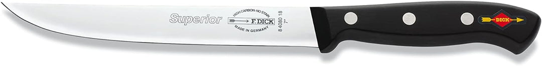 F. DICK Kochmesser, Küchenmesser, Superior (Messer mit Klinge 18 cm, X55CrMo14 Stahl, nichtrostend,