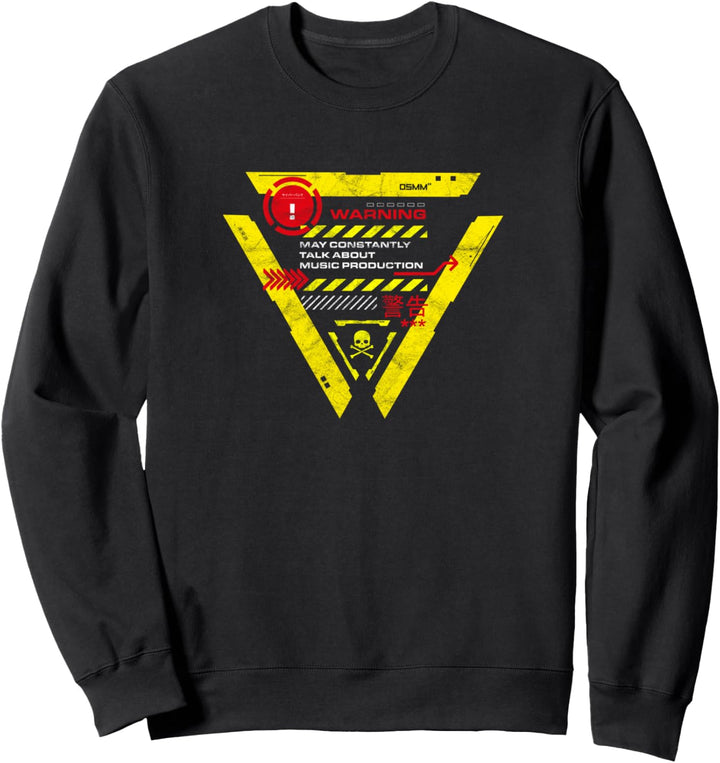 Producer DJ Mix Synth DAW Warning Analog VST Sweatshirt