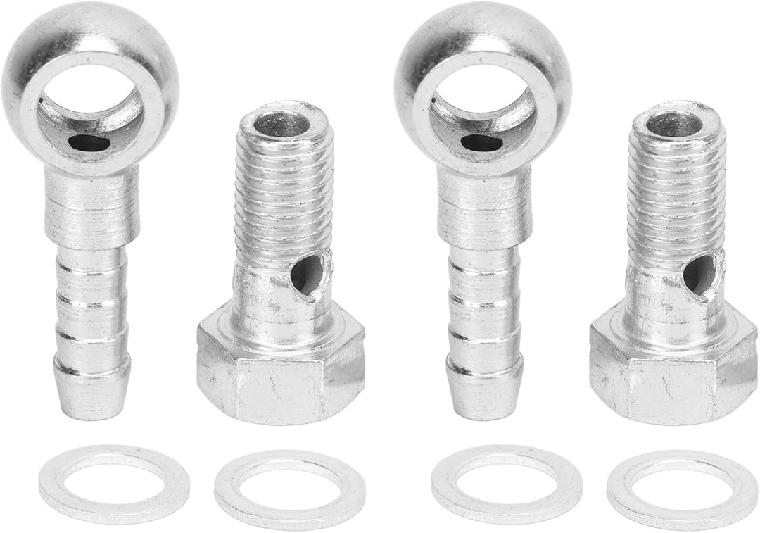Turbinensystem M8 Turbolader Hohlschlauchschraube Bremsleitungsanschlüsse Adapter Unterlegscheiben E