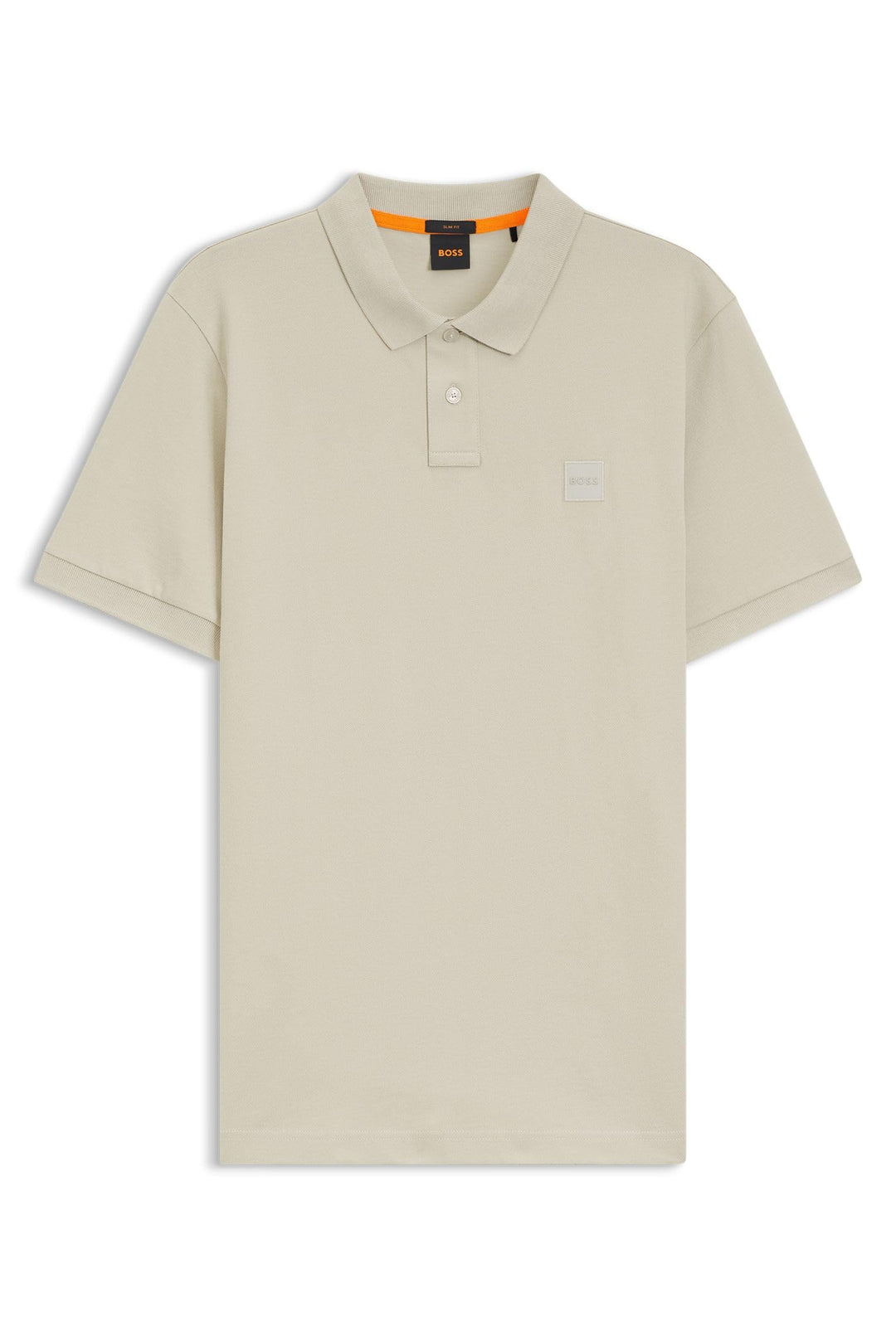 BOSS Herren Passenger Slim-Fit Poloshirt aus Stretch-Baumwolle mit Logo-Aufnäher M Light Beige271, M