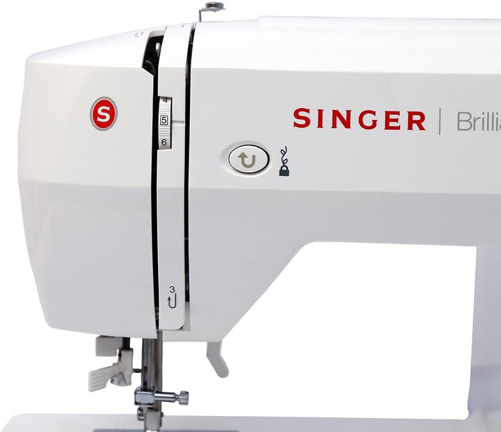 SINGER Freiarm-Nähmaschine Brilliance 6180 inllusive grossen Anschiebetischs