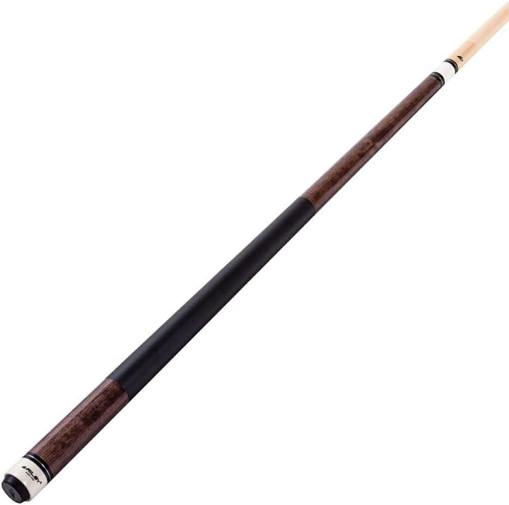 Riley Amerikanischer Billardqueue mit Kunstleder-Griffabschnitt, 58 (147 cm), 13 mm Spitze Dunkle Ho