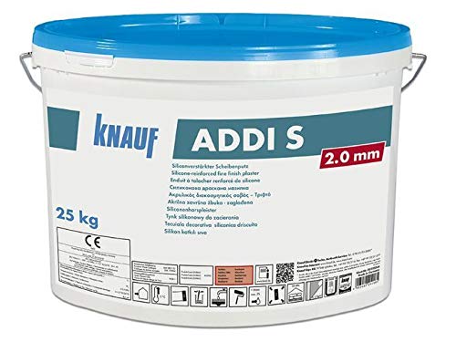 Knauf Siliconharzverstärkter Scheibenputz Addi S 25 Kg Putz Oberputz Fassadenputz Aussenputz 2,0 mm