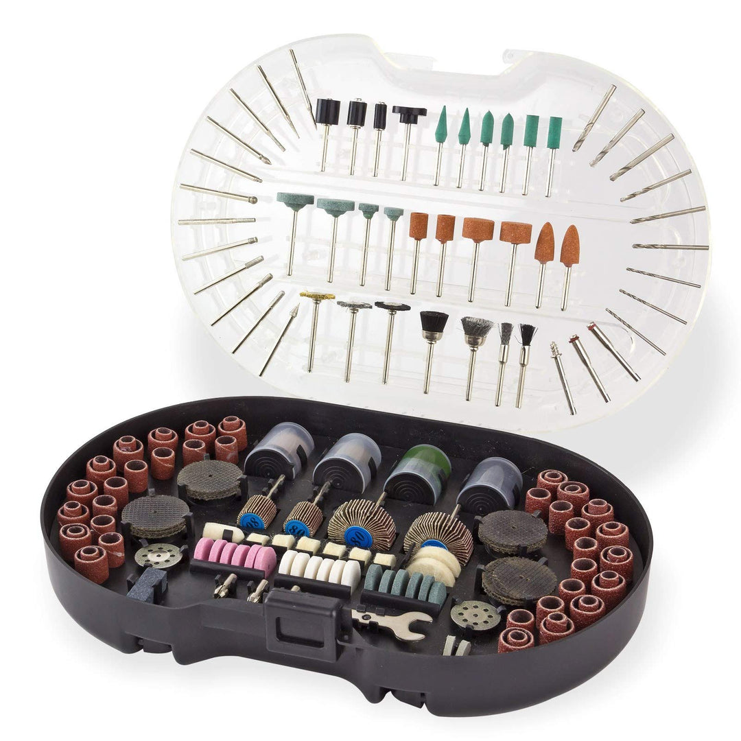 DEMA Zubehör-Set 278 tlg - Minischleifer, Stabschleifer, Multischleifer, Multitool - Schleifaufsätze