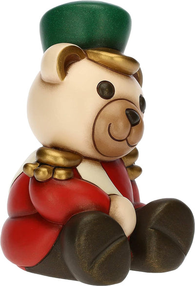 THUN - Weihnachten 2022 - Nussknacker Teddy aus Keramik von Hand verziert - Weihnachtsgeschenkidee 2