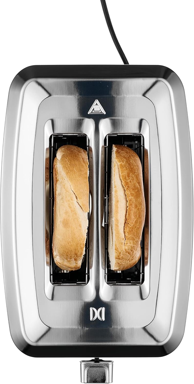 Solis Flex Toaster (Typ 8004) – Premium Edelstahl Toaster mit 7 Programmen, breiten Schlitzen, LCD-D