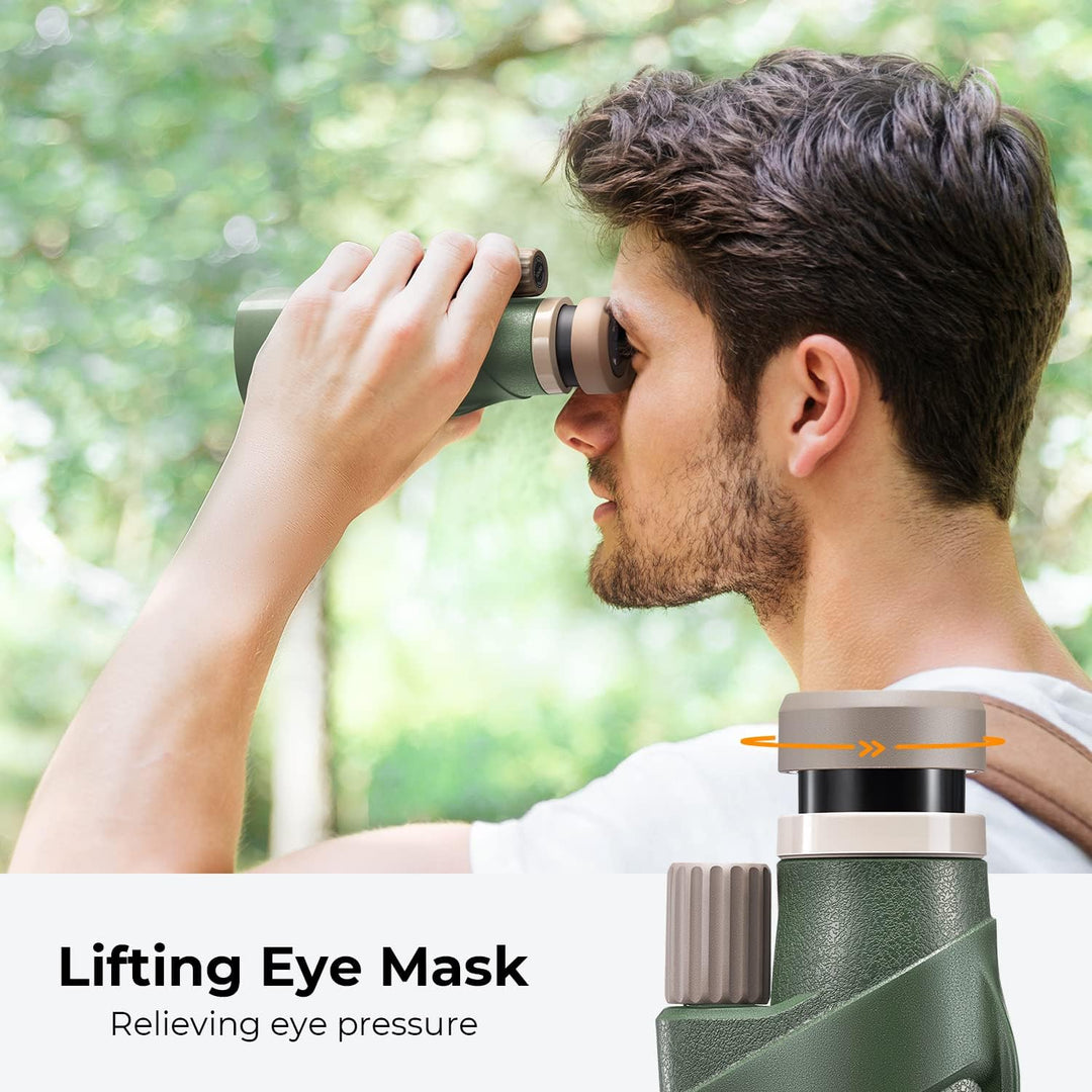 K&F Concept Monokular Teleskop 12x50 HD Handy Fernrohr Mit Arca-Schnittstelle für Vogelbeobachtung,