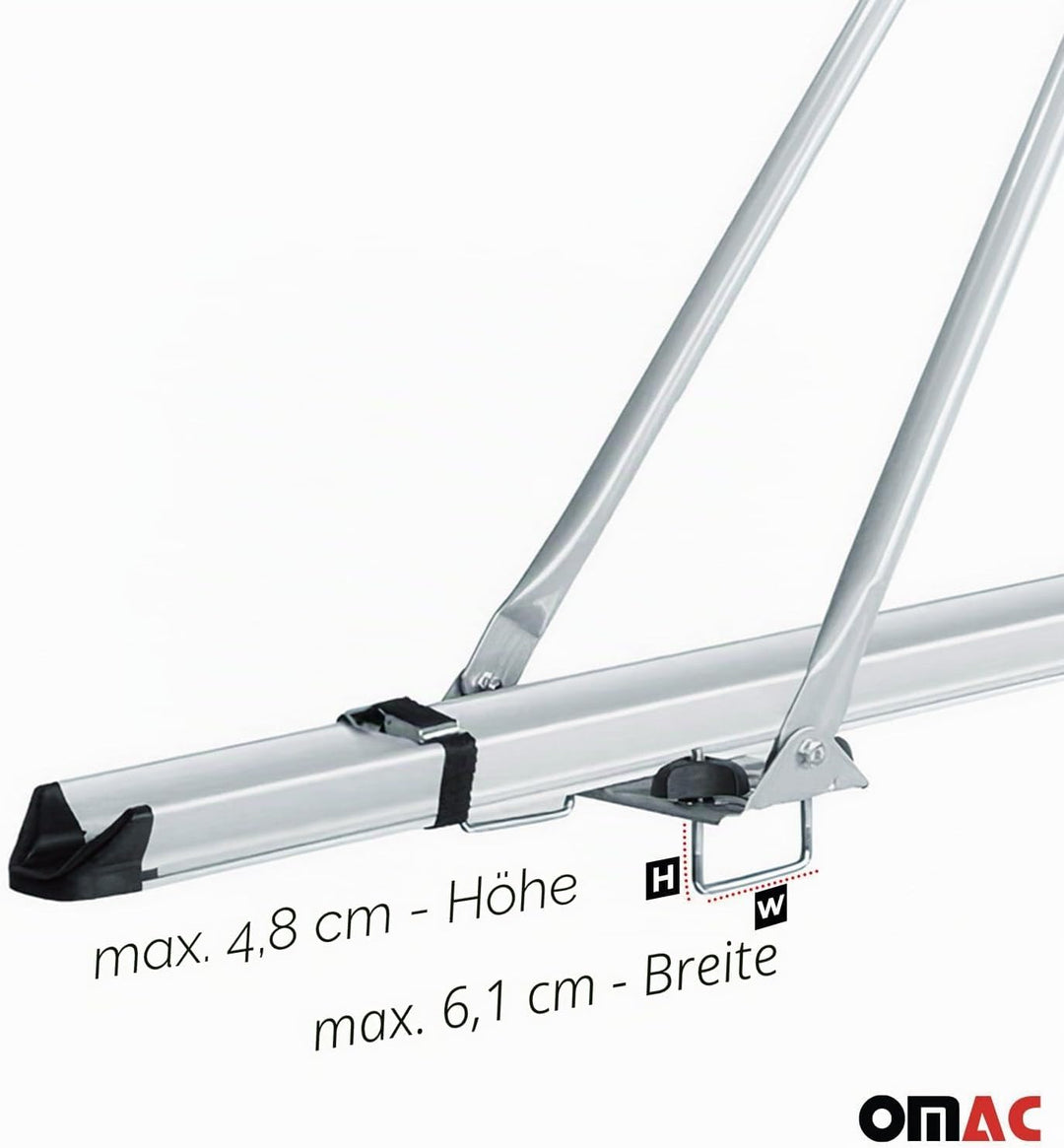 Fahrradträger Dachfahrradträger bis 15kg Fahrradhalter Aluminium Fahrräder 15 kg / 1tlg Silber, 15 k