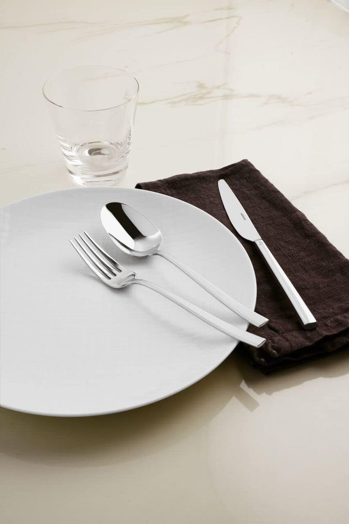 Sambonet 52562-N2 Rock Edelstahl - Monoblock Tischbesteck in 18/10 Edelstahl, für 12 Personen, 60 Te