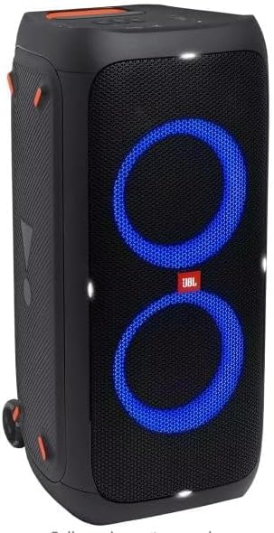 JBL Partybox310 Tragbarer Party-Lautsprecher mit blendenden Lichtern und kraftvollem JBL Pro-Sound