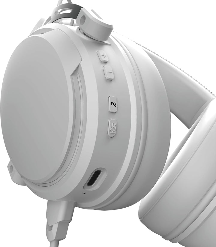 Nubi NH1 White - Kabelgebundenes Gaming-USB-C-Headset mit Mikrofon