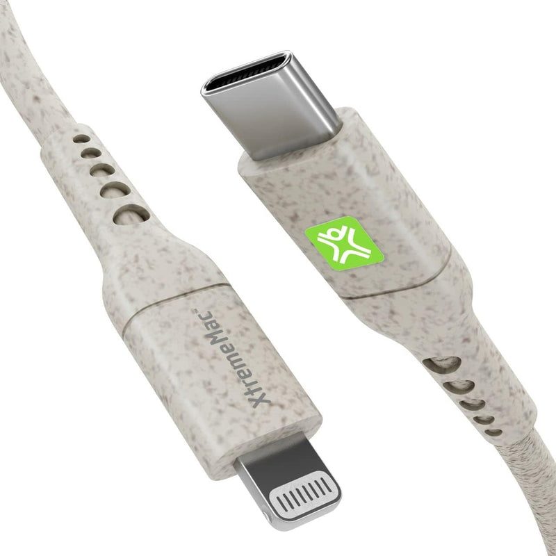 XtremeMac® Premium ECO USB-C auf Lightning Kabel, MFi-Zertifiziert Apple iPhone Ladekabel 13/13 Pro/