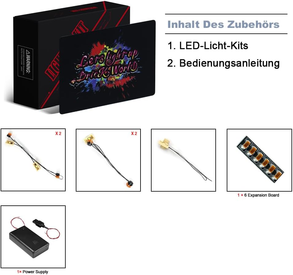 Led Licht Set für Lego 76415 Harry Potter Der Kampf um Hogwarts (Kein Lego), Dekorationsbeleuchtungs