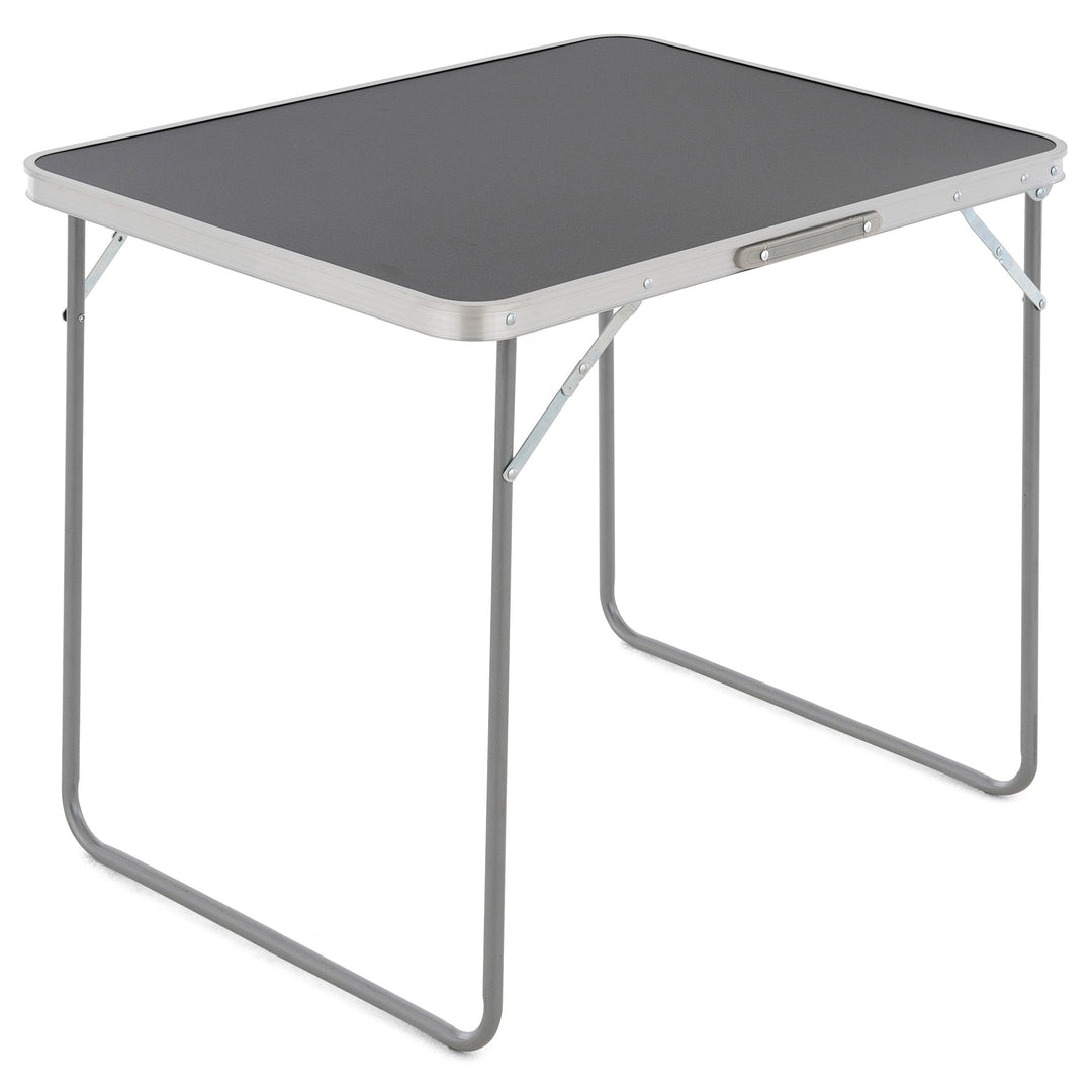 Nexos Trading Reisetisch klappbar mit Tragegriff 80x60x70 cm – Faltbarer Klapptisch Camping Beistell
