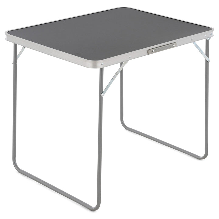 Nexos Trading Reisetisch klappbar mit Tragegriff 80x60x70 cm – Faltbarer Klapptisch Camping Beistell