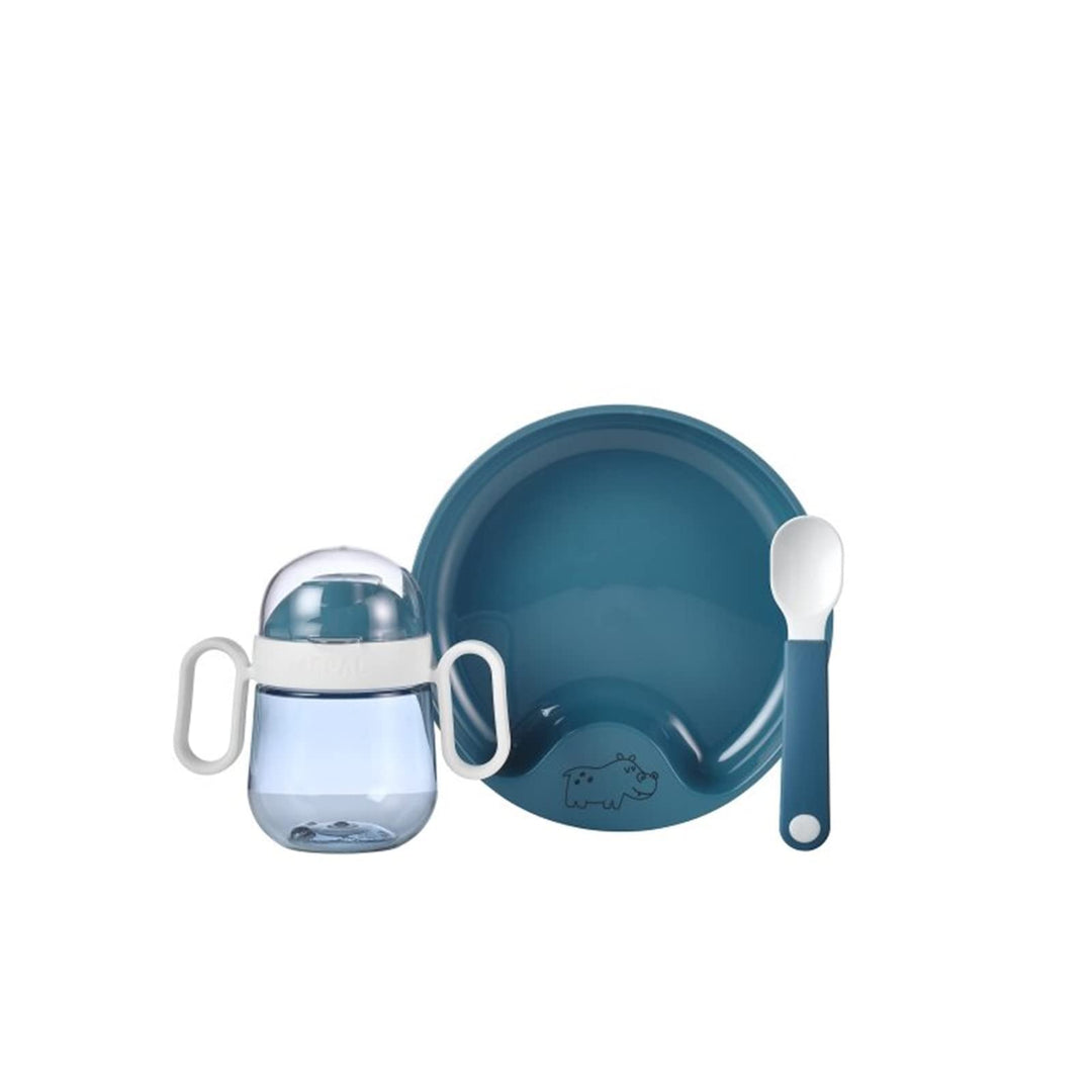 Geschirr Set Set Babygeschirr Mepal Mio 3-teilig Deep Blue MEPAL