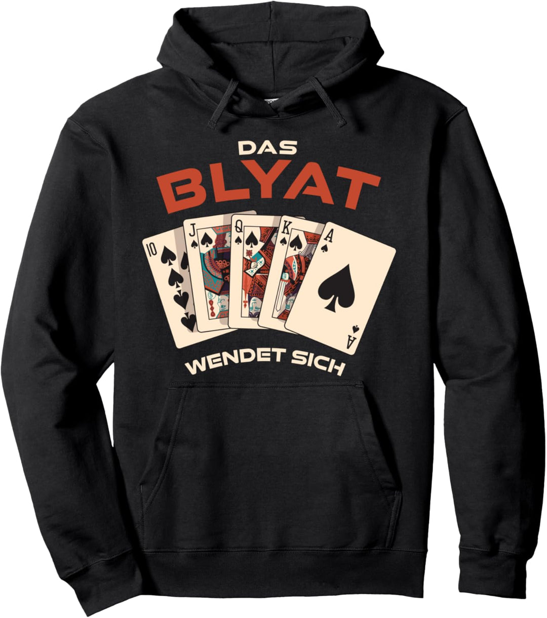 Das Blyat wendet sich! Cyka Blyat Russland Poker Pullover Hoodie
