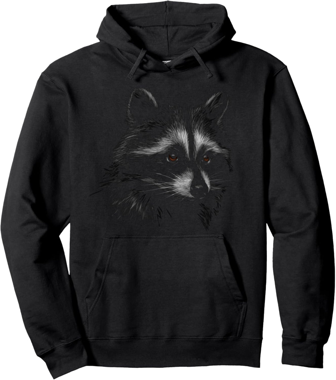 Waschbär Raccoon Trash Panda Geschenk Pullover Hoodie