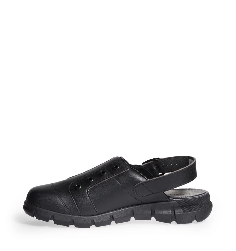Abeba Clog 7361 - Dynamic Mikrofaser, schwarz zertifiziert 42 EU, 42 EU
