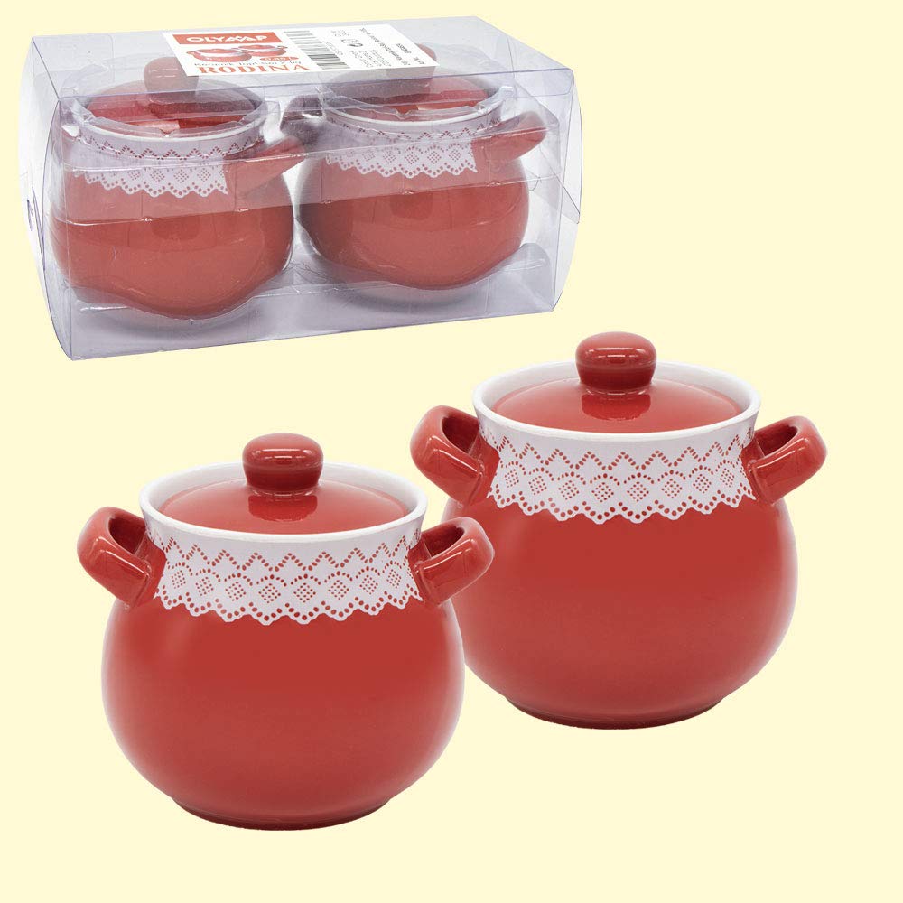 Keramiktopf 2er Set - Rodina 0,65 Liter