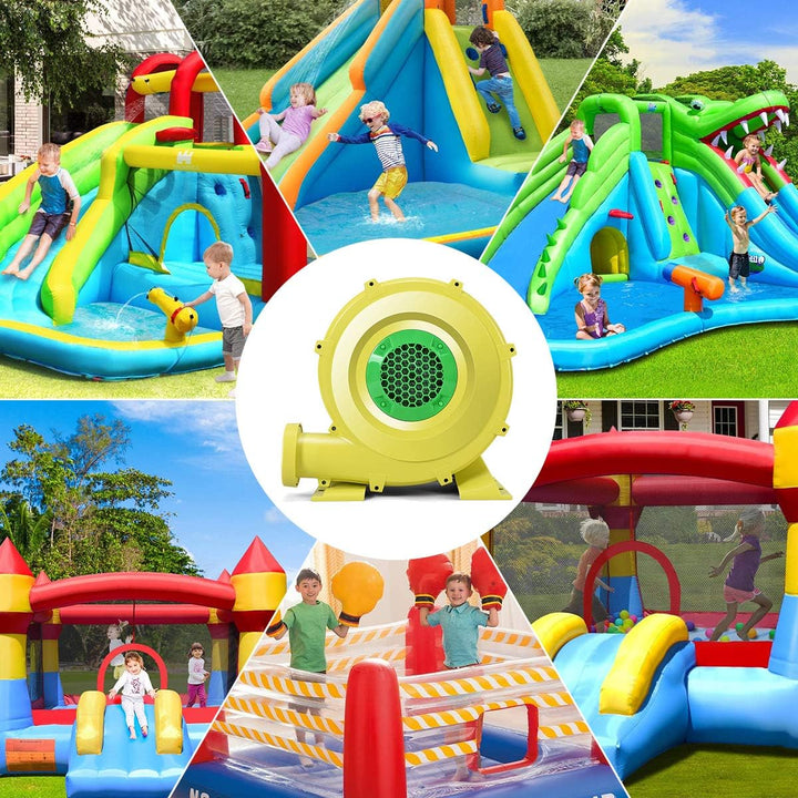 COSTWAY 450W Gebläse Luftpumpe Ventilator Windmaschine Lüfter elektrisch für aufblasbare Spielzeuge