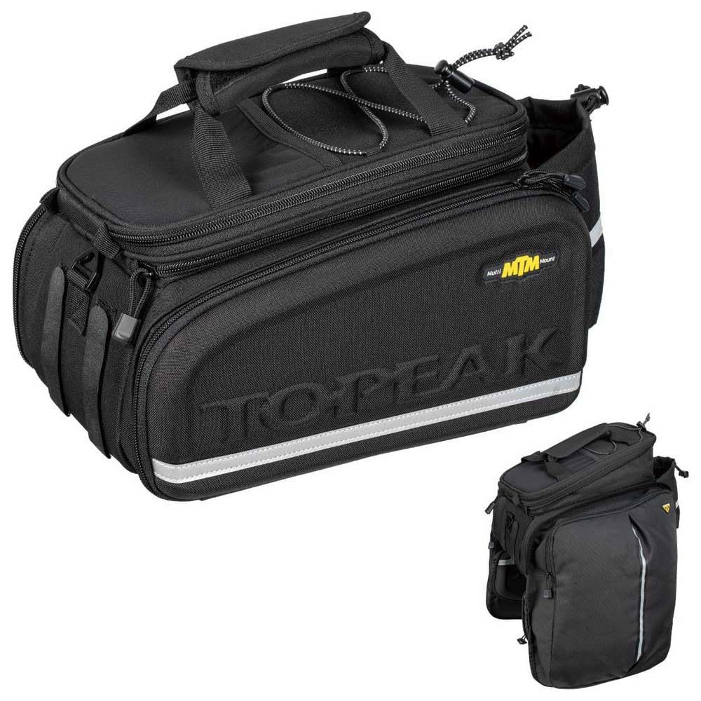 Topeak Unisex – Erwachsene MTM TrunkBag DXP Lenkertasche, Schwarz, 36 x 25 x 21.5-29 cm