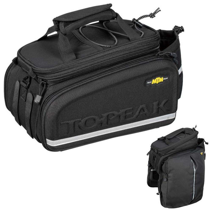 Topeak Unisex – Erwachsene MTM TrunkBag DXP Lenkertasche, Schwarz, 36 x 25 x 21.5-29 cm