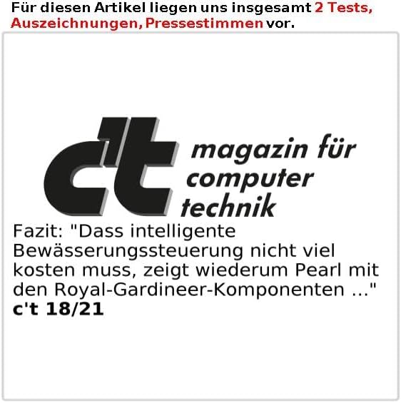 Royal Gardineer Zubehör zu Bewaesserungscomputer: Boden-Feuchtigkeitssensor für Bewässerungscomputer