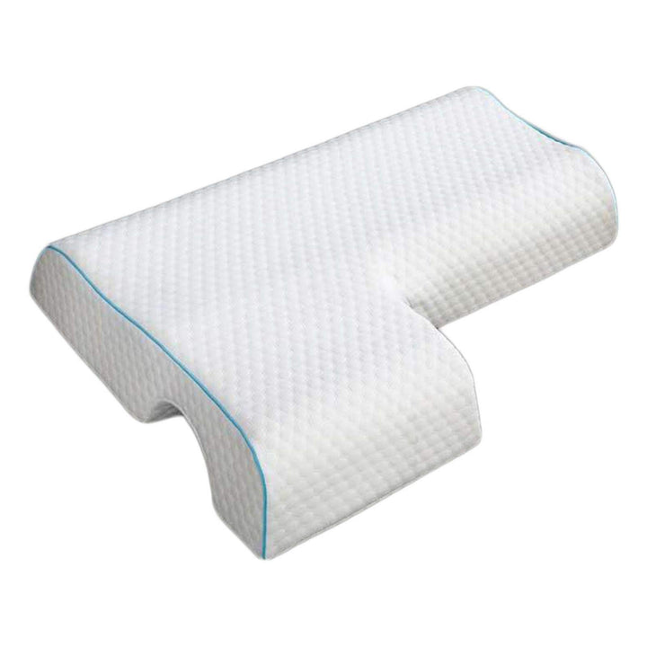 Yiida Memory-Schaum-Kissen – Paarkissen | Memory-Schaum Anti-Druck Paar-Kissen mit Armlehne | gewölb
