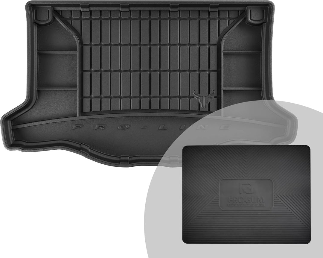 FROGUM ProLine 3D Gummimatte Exklusive Auto Kofferraummatte Kofferraumwanne für Honda Jazz IV 2013-2