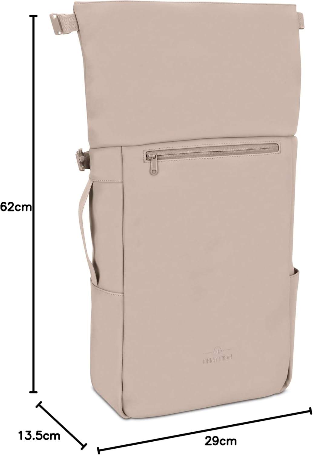 Johnny Urban Rucksack Damen & Herren - Henry - Rolltop Backpack mit Laptopfach für Uni Business Arbe