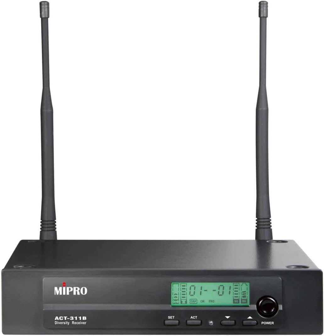 Mipro ACT-311B UHF Einkanal Empfänger + Handsender Mikrofon 823-832 MHz