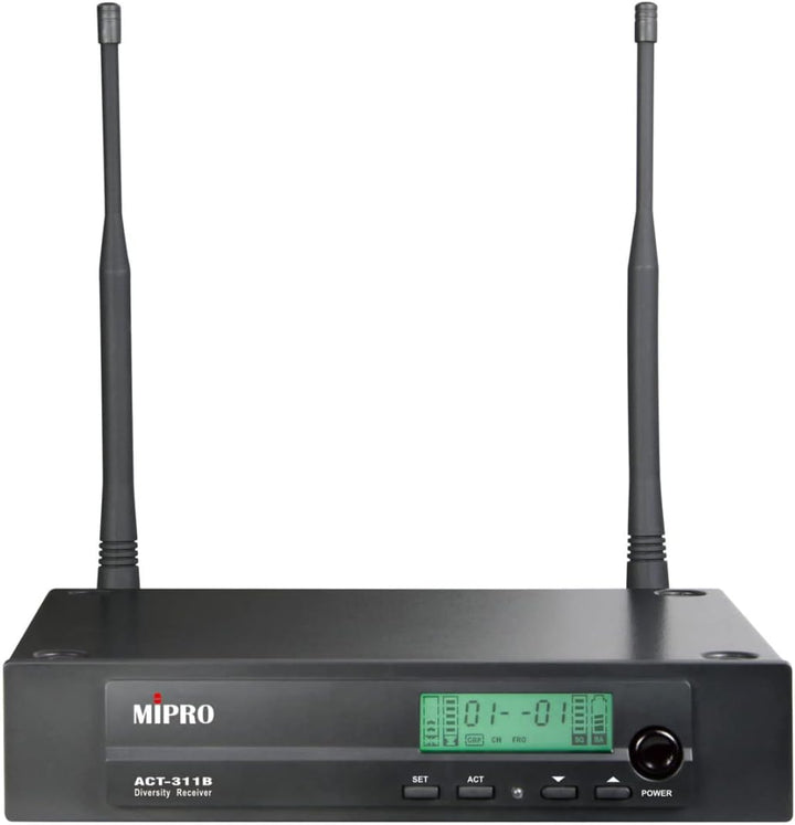 Mipro ACT-311B UHF Einkanal Empfänger + Handsender Mikrofon 823-832 MHz