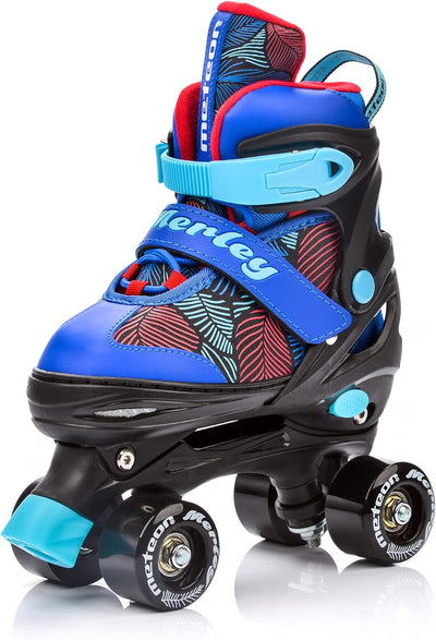 meteor Retro Rollschuhe Disco Roll Skate wie in den 80er Jahren Jugend Roll-Schuhe Kinder Quad Skate