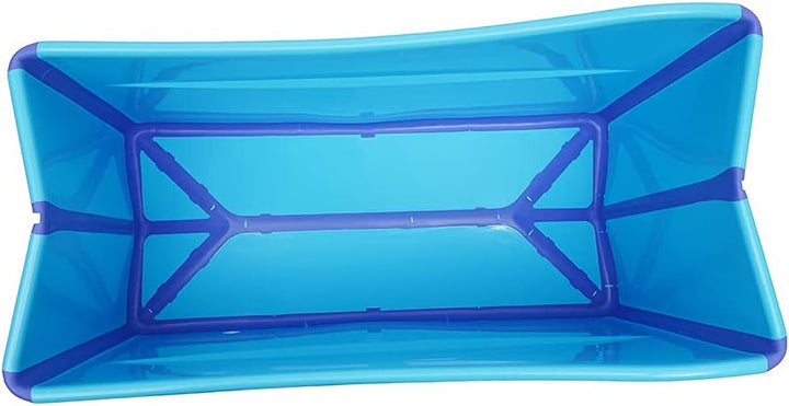 Blau Mobile Faltbare Badewanne, Erwachsene Sauna Bad Klappbadewanne Wanne, Babyschwimmbecken für Bad