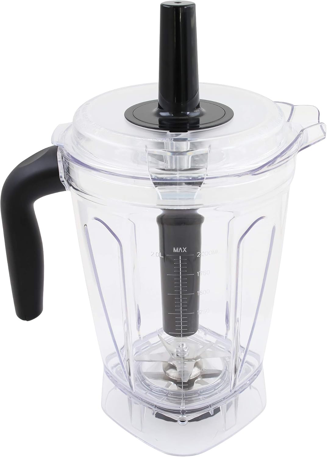 KeMar Standmixer, Hochleistungsmixer, Mixer (1500W, 2 Liter) + GRATIS Bambus Trinkhalme - mit Touch