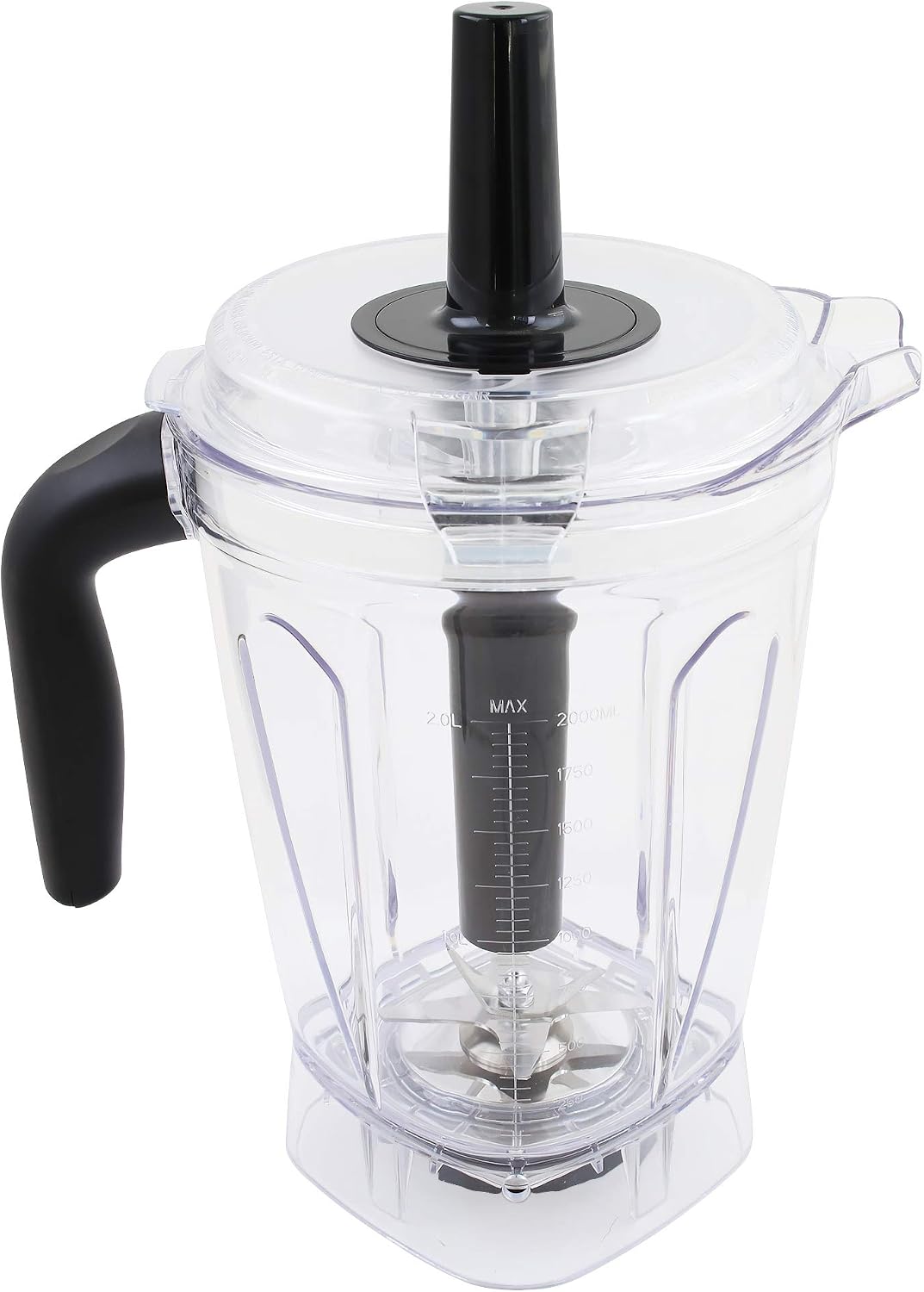 KeMar Standmixer, Hochleistungsmixer, Mixer (1500W, 2 Liter) + GRATIS Bambus Trinkhalme - mit Touch