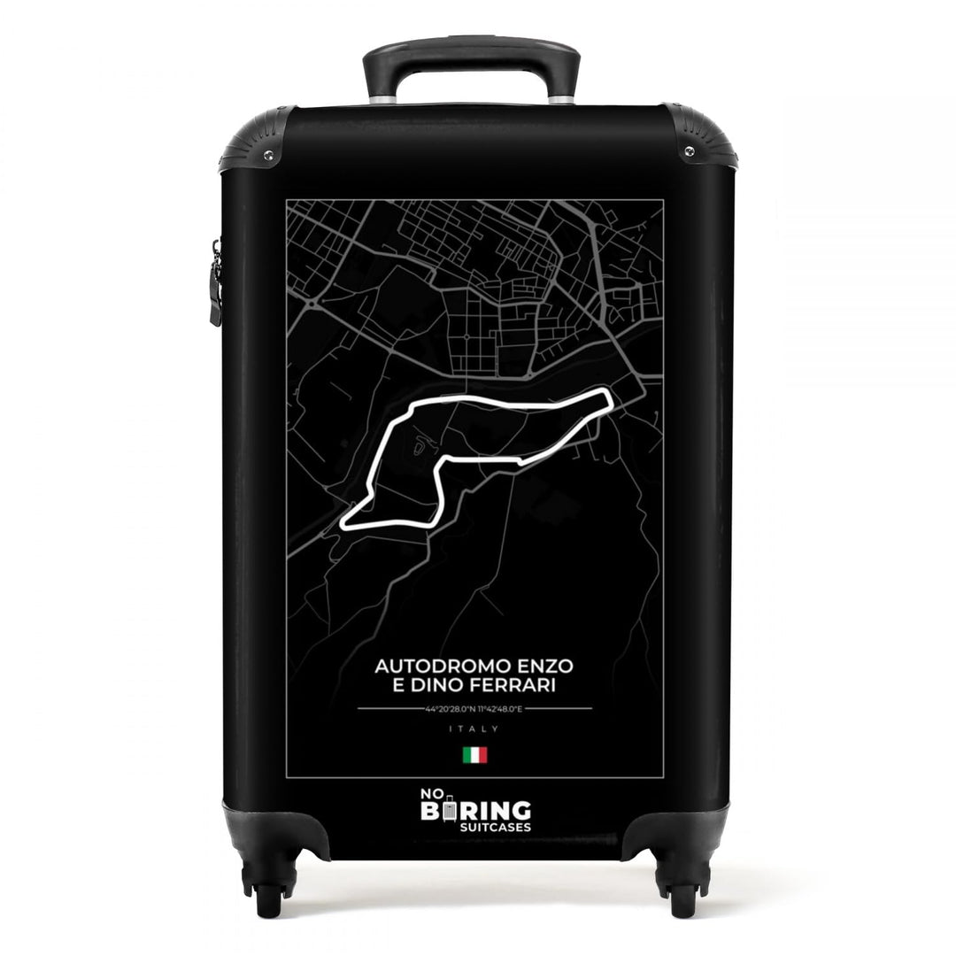 NoBoringSuitcases.com® Koffer Handgepäck Trolley Rollkoffer Kleine Reisekoffer mit 4 Rollen - Rennst
