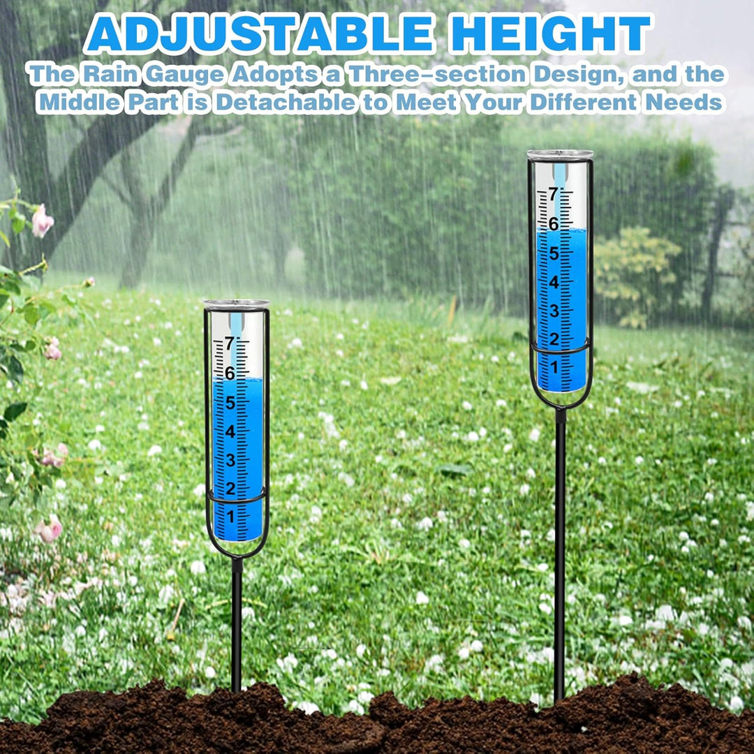 Regenmesser für den Aussenbereich, frostsicherer Regenmesser, Wassermesser für Regenmesser, höhenver