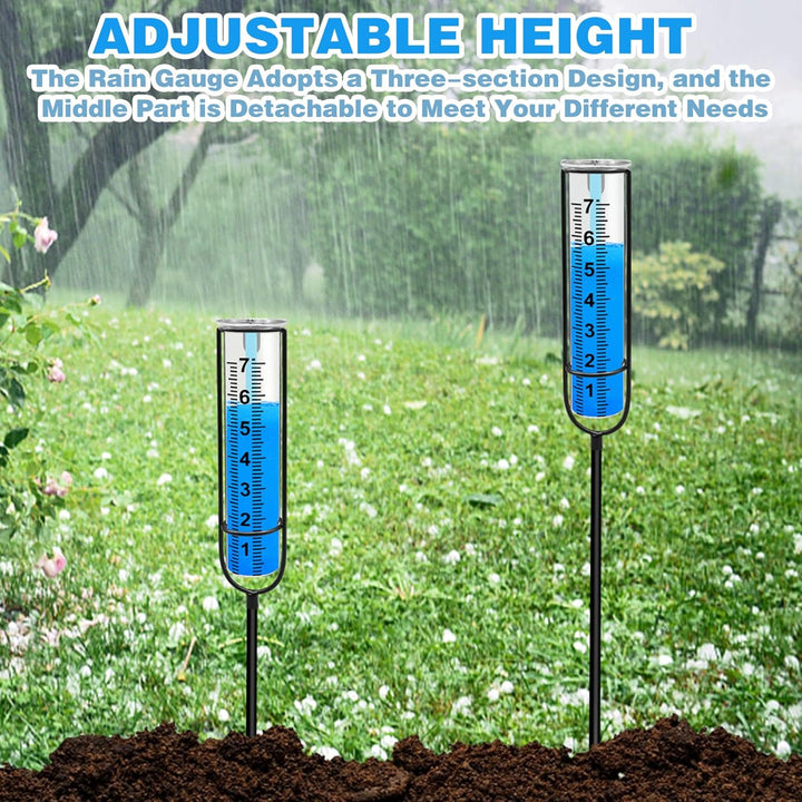 Regenmesser für den Aussenbereich, frostsicherer Regenmesser, Wassermesser für Regenmesser, höhenver