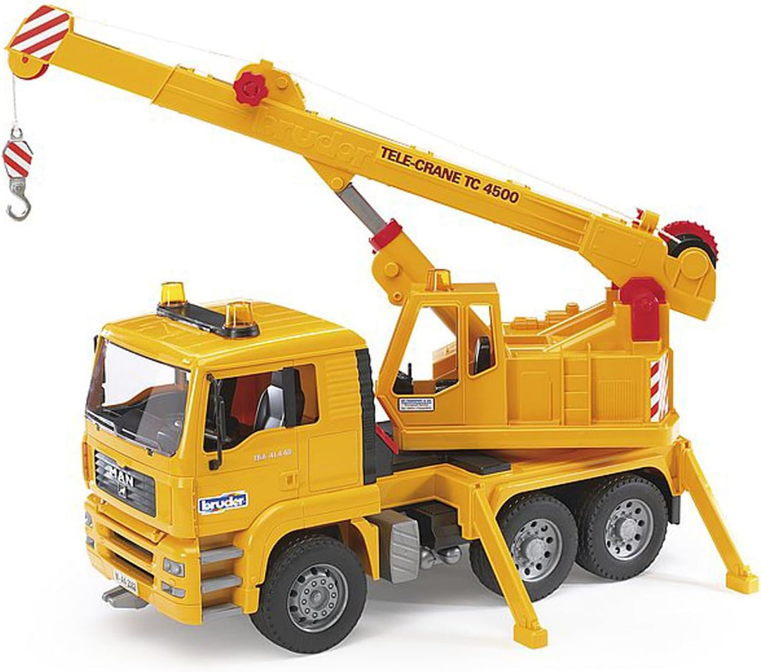 bruder 02754 - Man TGA Kran LKW - 1:16 Lastwagen, Laster, Kranwagen, Baufahrzeug, Baustelle