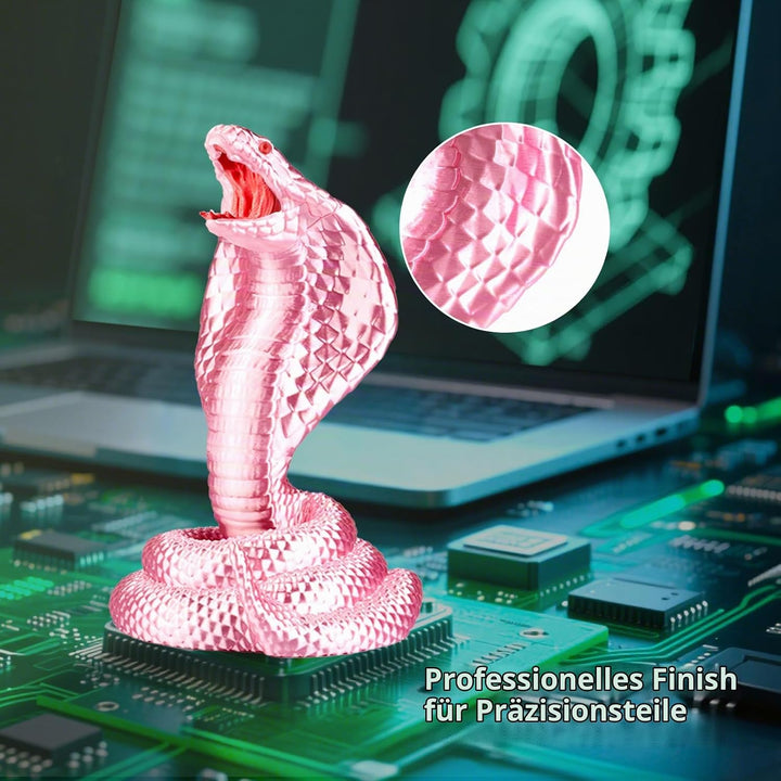 ERYONE Silk PLA Filament 1.75 mm, 3D-Drucker Filament PLA, 0,03 mm, 1 kg/Spule, Silk Rosa Silk PLA-R
